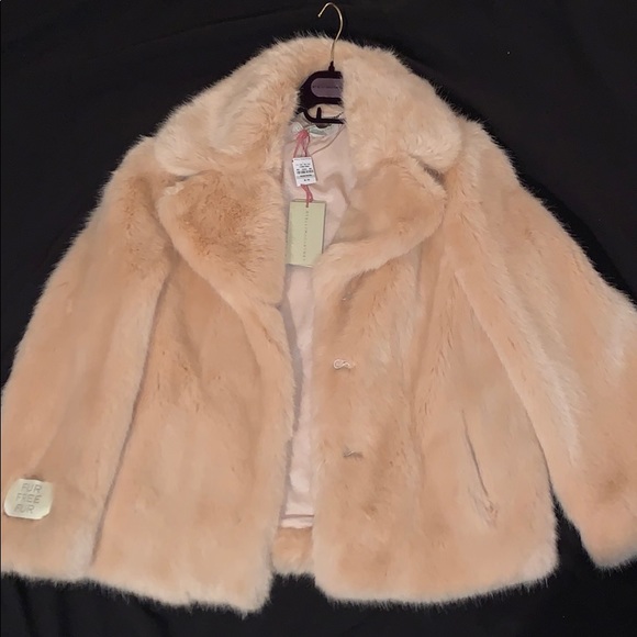 stella mccartney faux fur coat